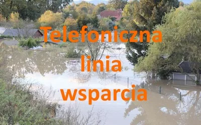 Telefoniczna Linia Wsparcia z terenów dotkniętych powodzią