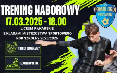 Otwarty trening naborowy do 1 klasy mistrzostwa sportowego